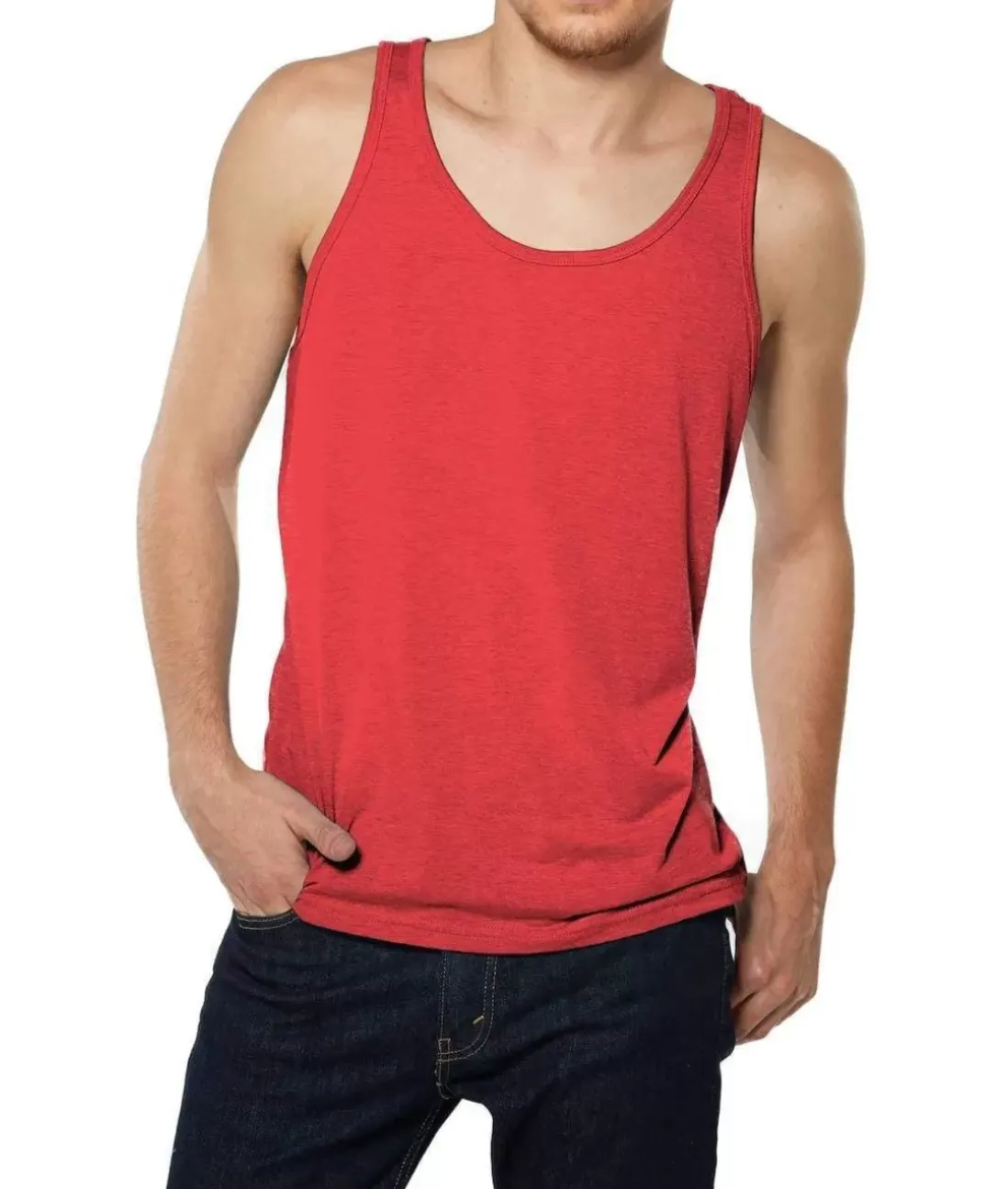 Men Nayked Apparel Shirts>Men'S Ridiculously Soft Lightweight Tank Top