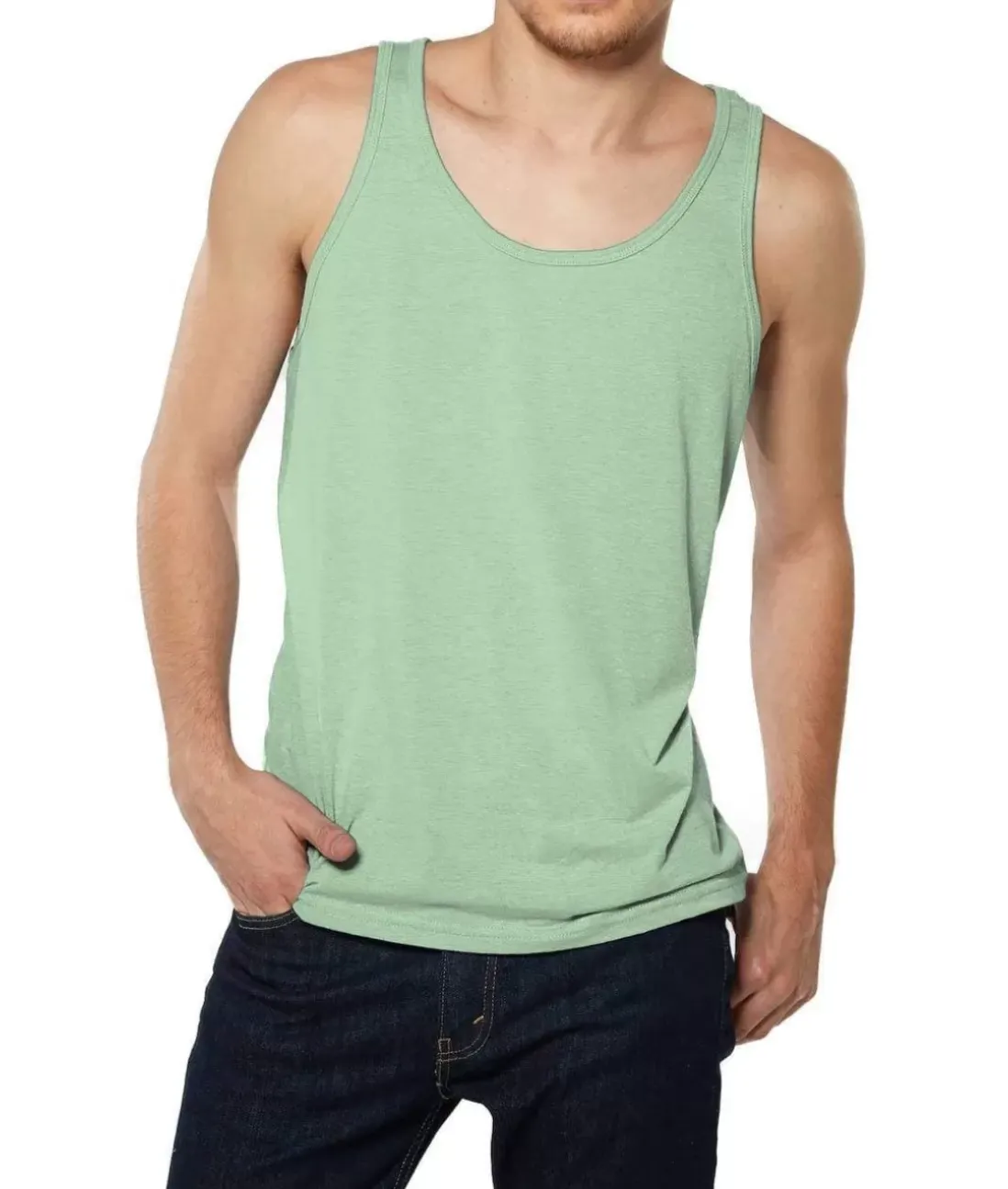 Men Nayked Apparel Tanks>Men'S Ridiculously Soft Lightweight Tank Top