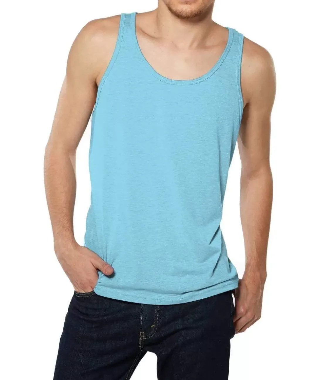Men Nayked Apparel Tanks>Men'S Ridiculously Soft Lightweight Tank Top