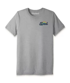 Men Nayked Apparel Shirts>Men'S Ridiculously Soft Lightweight Graphic T-Shirt | Dad Pride