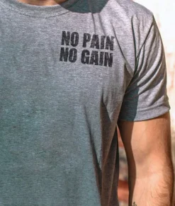 Men Nayked Apparel T-Shirts>Men'S Ridiculously Soft Lightweight Graphic Tee | No Pain No Gain