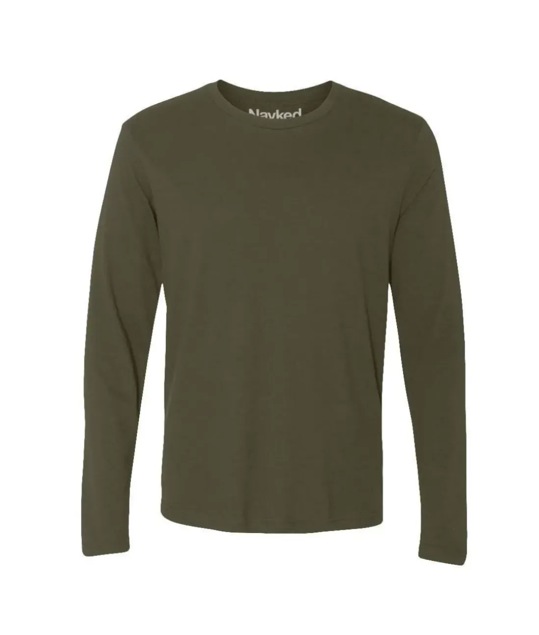 Men Nayked Apparel T-Shirts>Men'S Ridiculously Soft Long Sleeve 100% Cotton T-Shirt