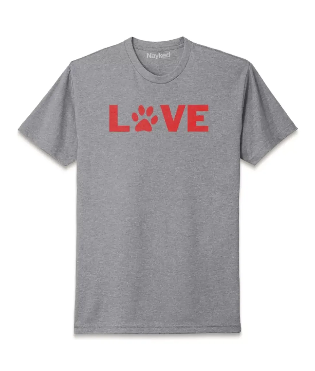 Men Nayked Apparel T-Shirts>Men'S Ridiculously Soft Midweight Valentine'S Day Graphic T-Shirt | Love My Pet