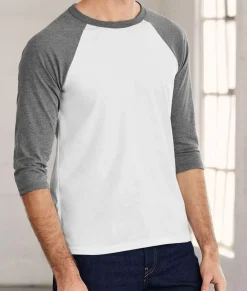 Men Nayked Apparel T-Shirts>Men'S Ridiculously Soft Midweight Baseball Shirt