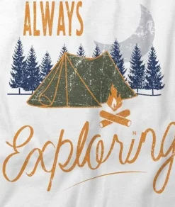 Men Nayked Apparel Shirts>Men'S Ridiculously Soft Midweight Graphic Tee | Always Exploring