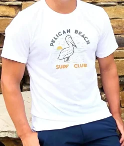 Men Nayked Apparel Shirts>Men'S Ridiculously Soft Midweight Graphic Tee | Pelican Beach