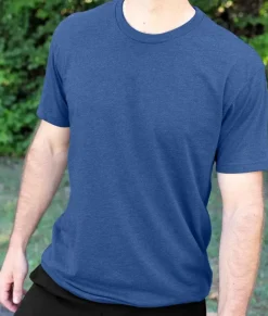 Men Nayked Apparel Shirts>Men'S Ridiculously Soft Midweight Crew T-Shirt | New Arrival Colors