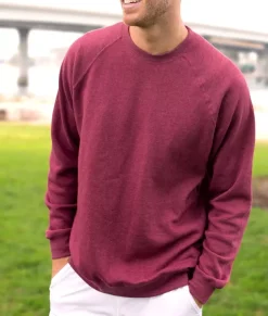 Men Nayked Apparel Hoodies & Sweatshirts>Men'S Ridiculously Soft Midweight Raglan Pullover