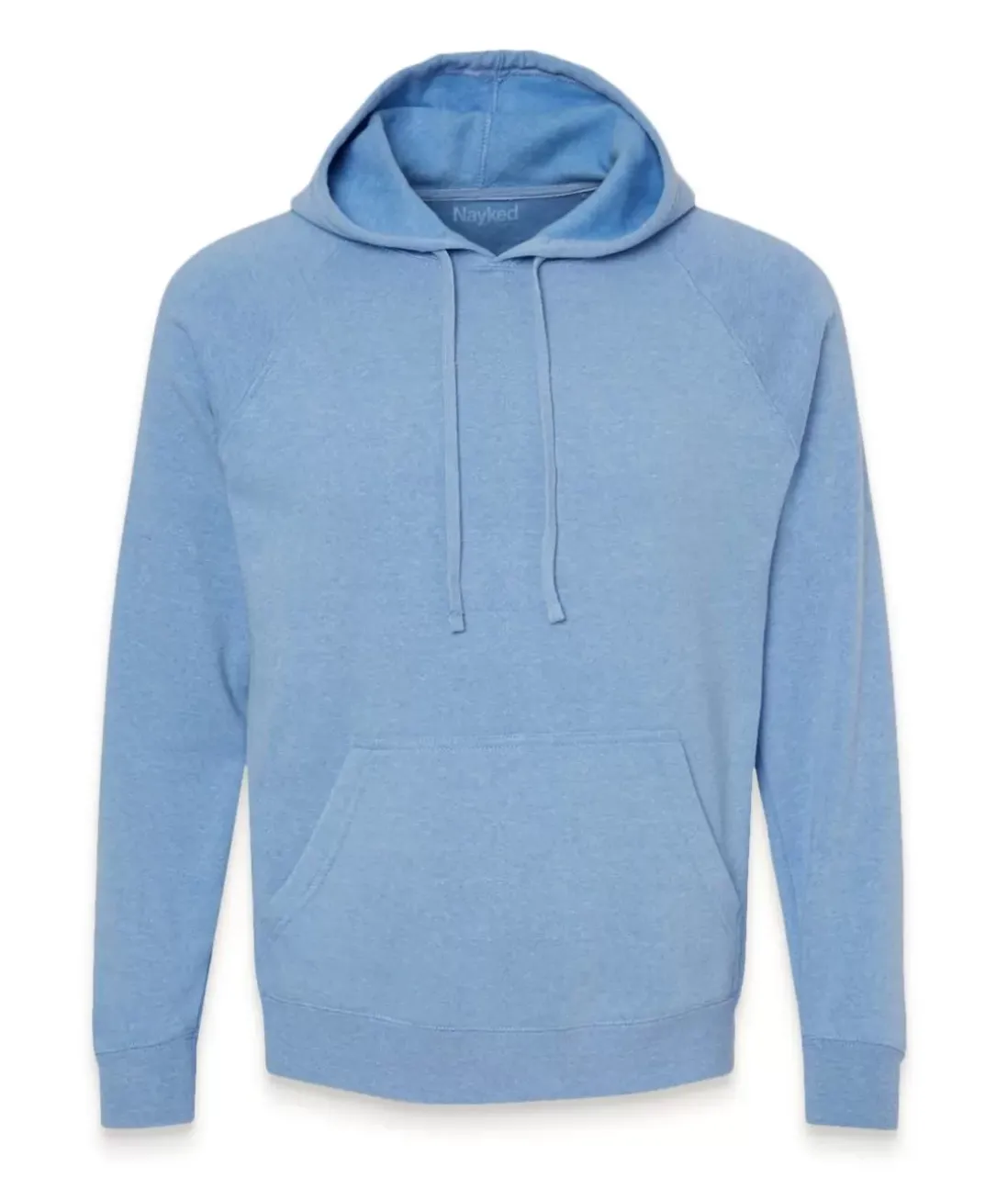Men Nayked Apparel Workout Wear>Men'S Ridiculously Soft Midweight Raglan Hooded Sweatshirt