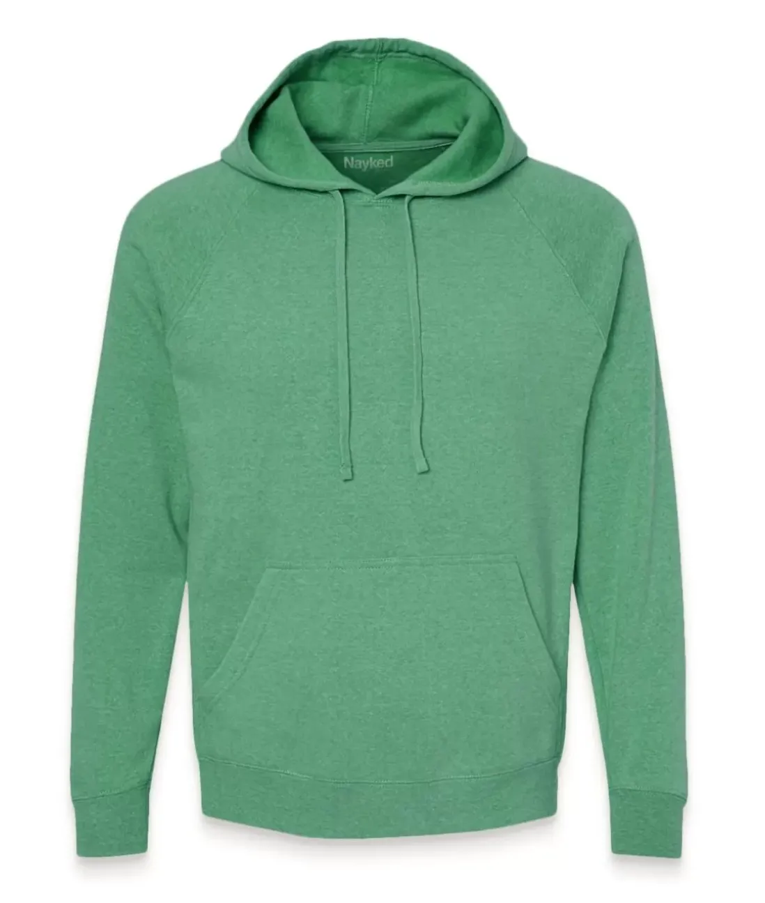 Men Nayked Apparel Workout Wear>Men'S Ridiculously Soft Midweight Raglan Hooded Sweatshirt