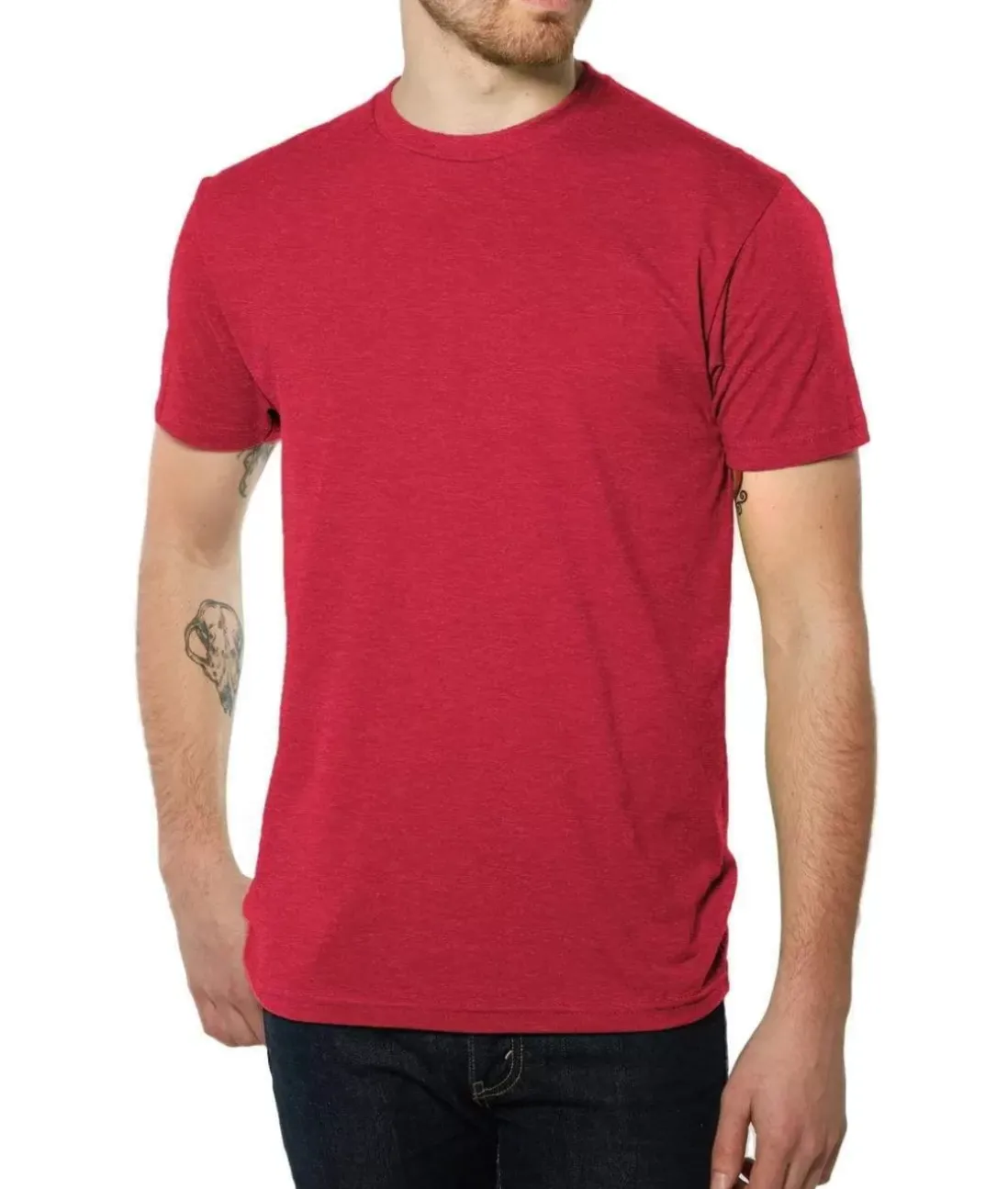 Men Nayked Apparel Shirts>Men'S Ridiculously Soft Midweight Crew T-Shirt | Classic