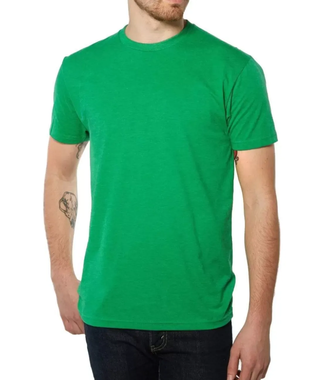 Men Nayked Apparel Shirts>Men'S Ridiculously Soft Midweight Crew T-Shirt | Classic