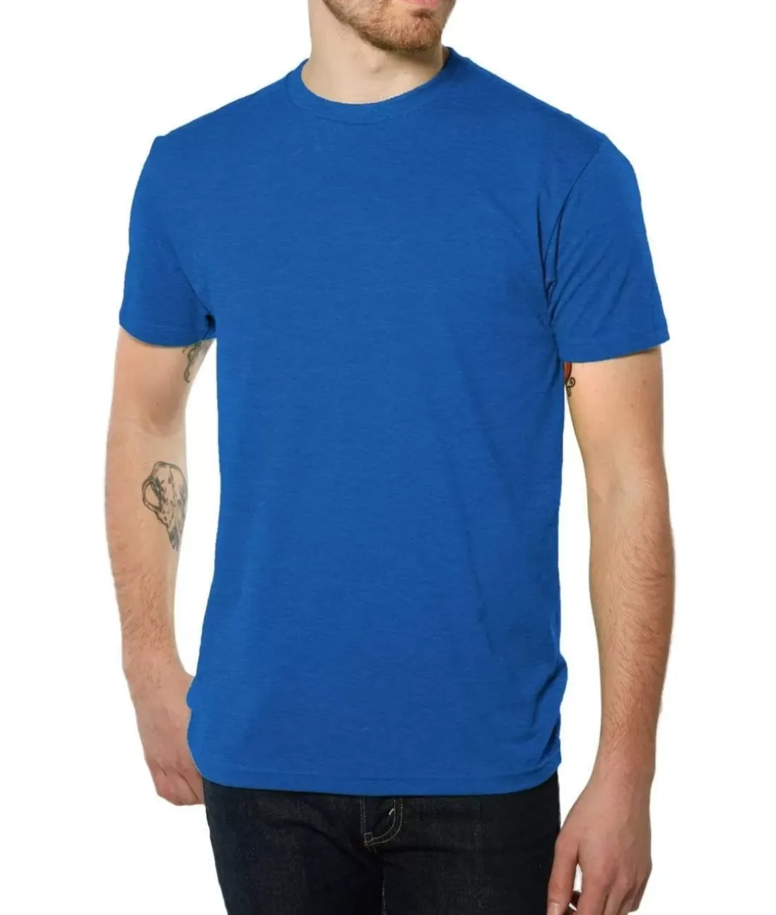 Men Nayked Apparel Shirts>Men'S Ridiculously Soft Midweight Crew T-Shirt | Classic