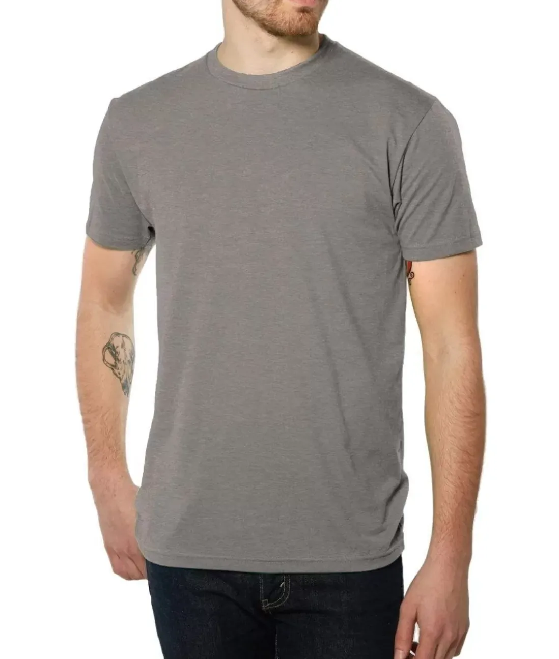 Men Nayked Apparel Shirts>Men'S Ridiculously Soft Midweight Crew T-Shirt | Classic