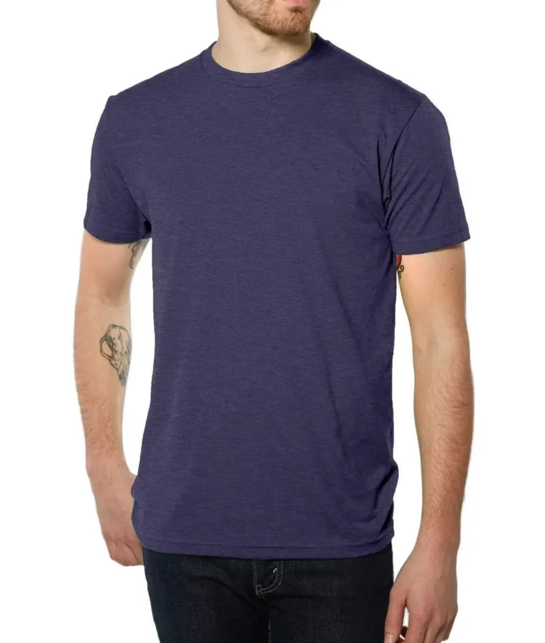 Men Nayked Apparel Shirts>Men'S Ridiculously Soft Midweight Crew T-Shirt | Classic