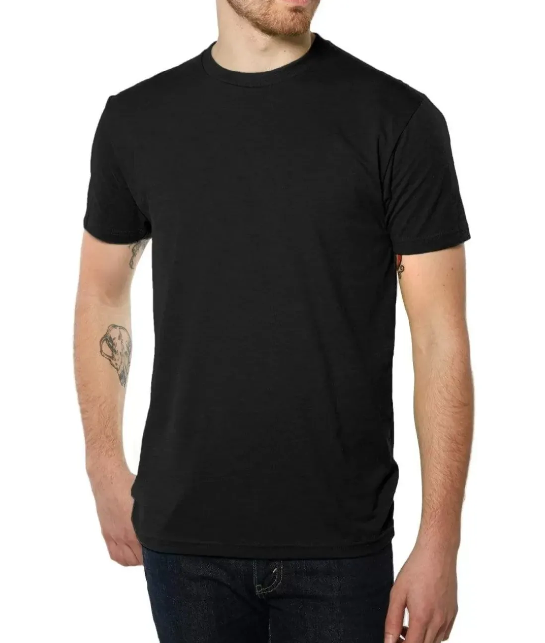 Men Nayked Apparel Shirts>Men'S Ridiculously Soft Midweight Crew T-Shirt | Classic