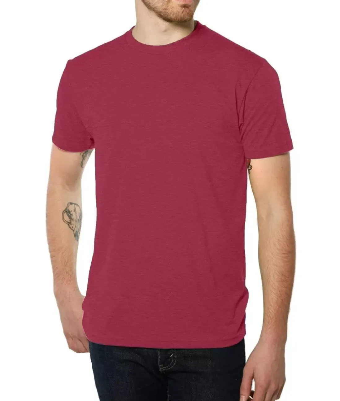 Men Nayked Apparel Shirts>Men'S Ridiculously Soft Midweight Crew T-Shirt | Classic