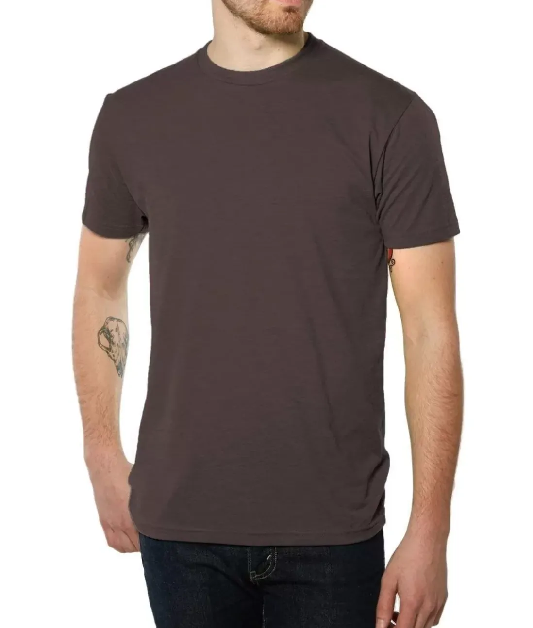Men Nayked Apparel Shirts>Men'S Ridiculously Soft Midweight Crew T-Shirt | Classic