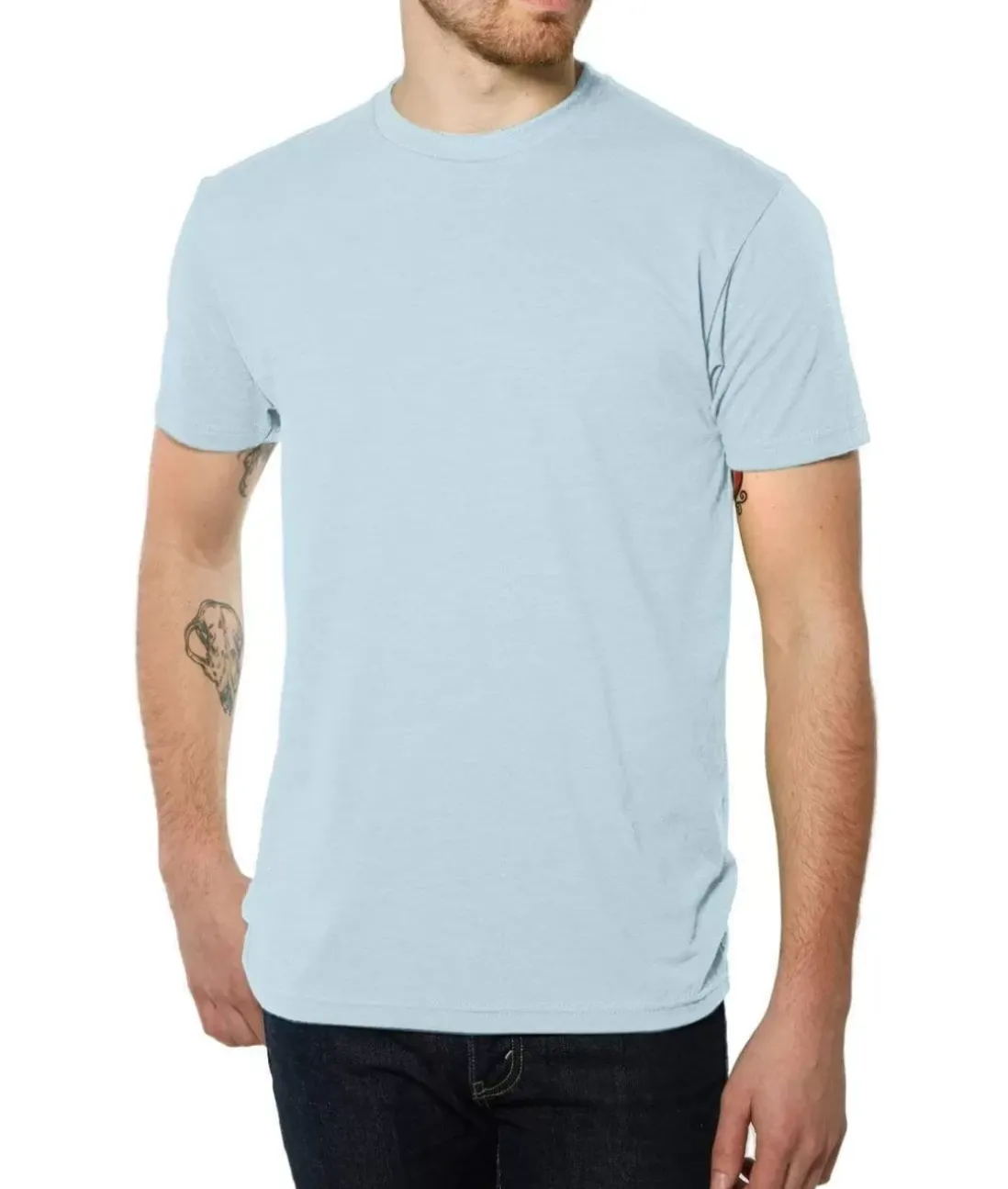 Men Nayked Apparel Shirts>Men'S Ridiculously Soft Midweight Crew T-Shirt | Classic