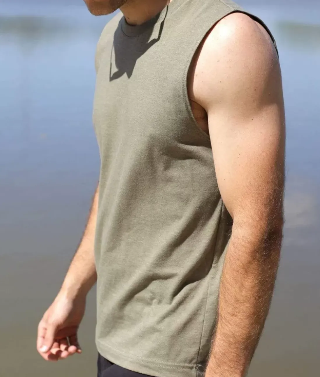 Men Nayked Apparel Workout Wear>Men'S Ridiculously Soft Muscle Tank