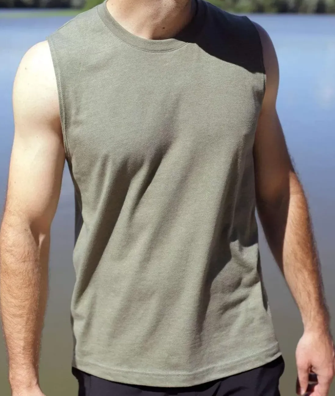 Men Nayked Apparel Workout Wear>Men'S Ridiculously Soft Muscle Tank