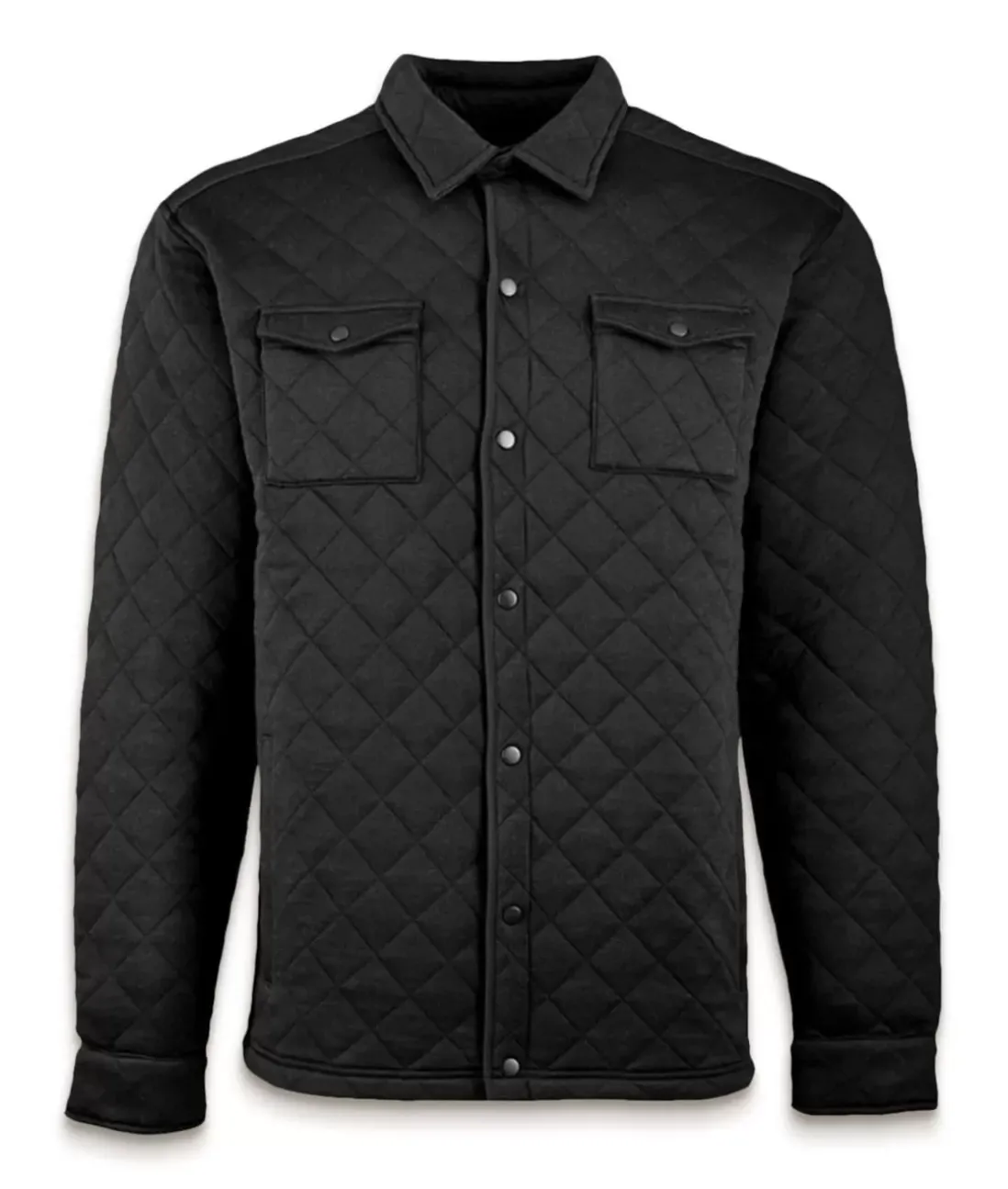 Men Nayked Apparel Shirts>Men'S Ridiculously Soft Quilted Shirt Jacket