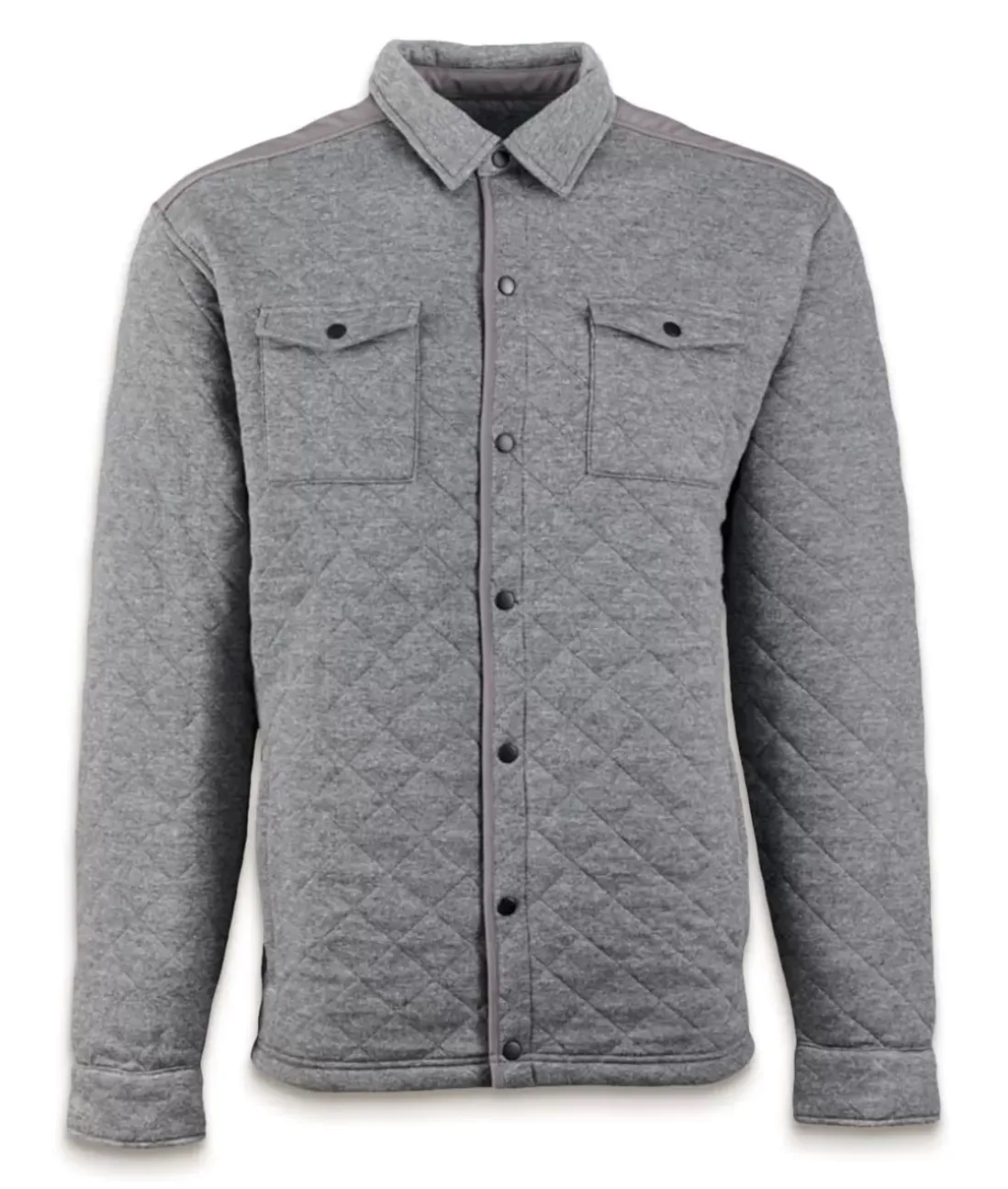 Men Nayked Apparel Shirts>Men'S Ridiculously Soft Quilted Shirt Jacket