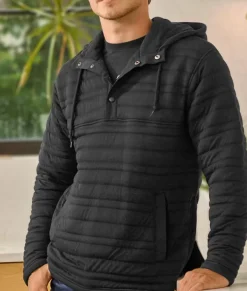 Men Nayked Apparel Outerwear>Men'S Ridiculously Soft Quilted Anorak