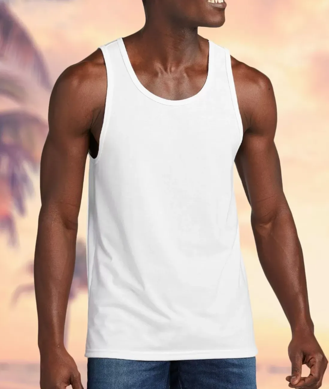 Men Nayked Apparel Shirts>Men'S Ridiculously Soft Recycled Lightweight Tank