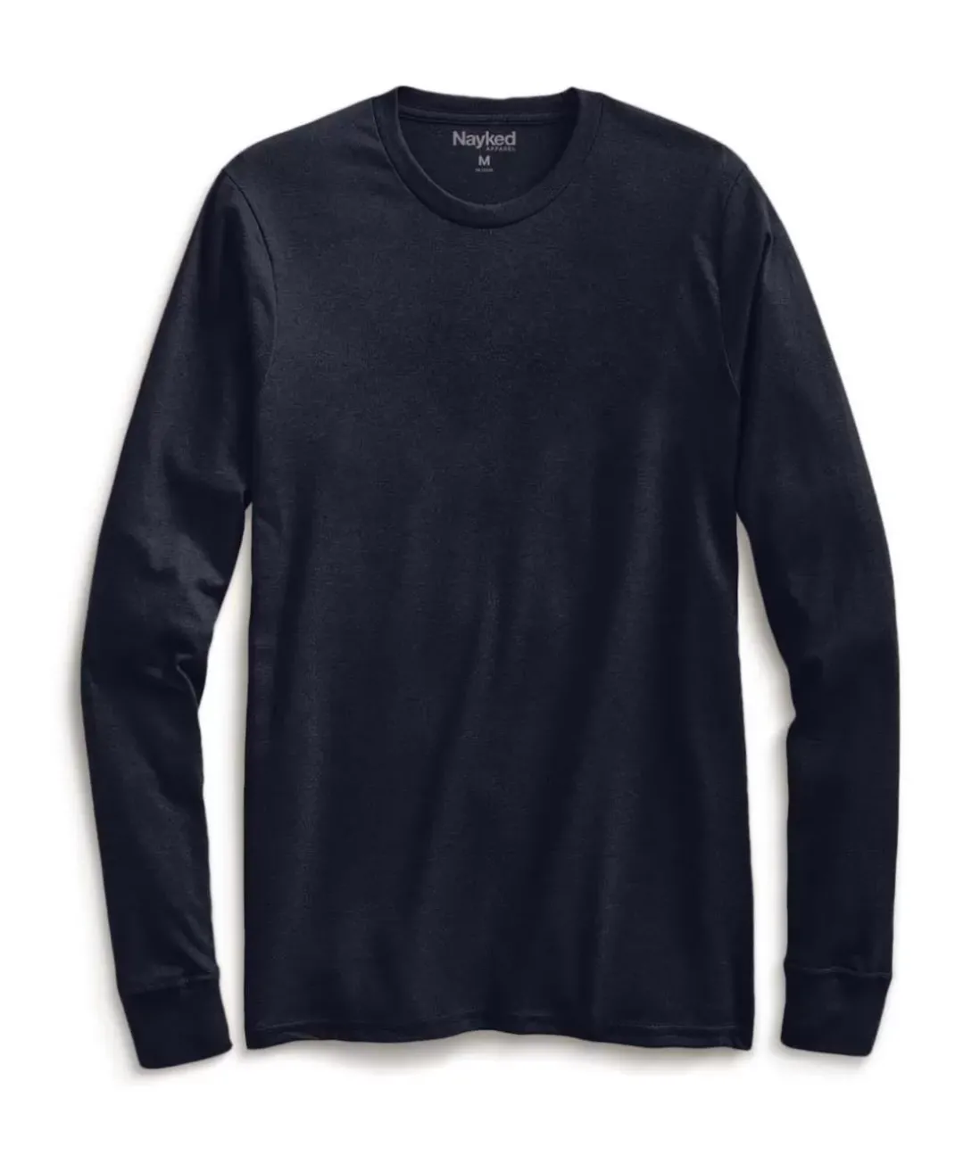 Men Nayked Apparel Shirts>Men'S Ridiculously Soft Recycled Lightweight Long Sleeve T-Shirt