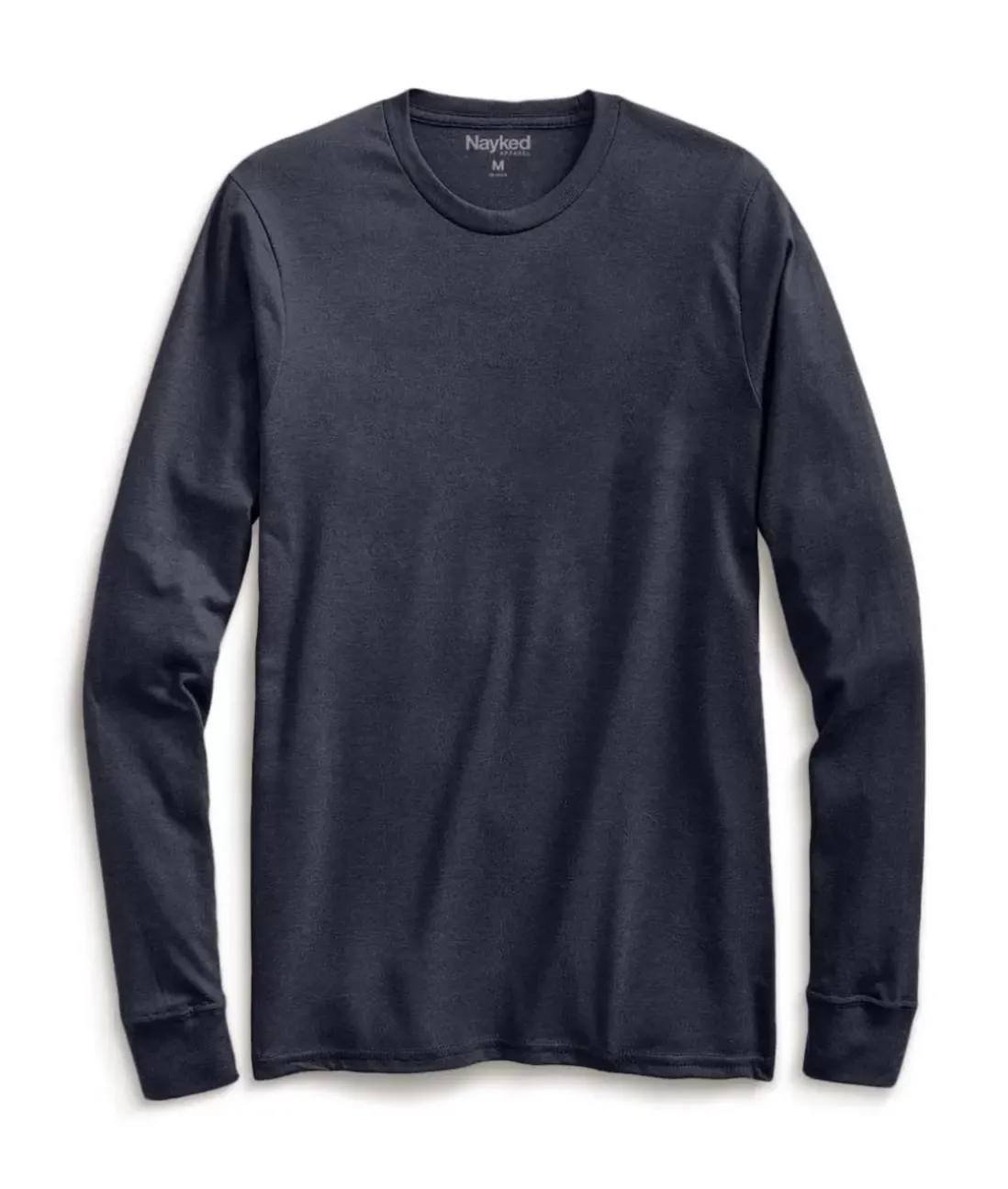 Men Nayked Apparel Shirts>Men'S Ridiculously Soft Recycled Lightweight Long Sleeve T-Shirt