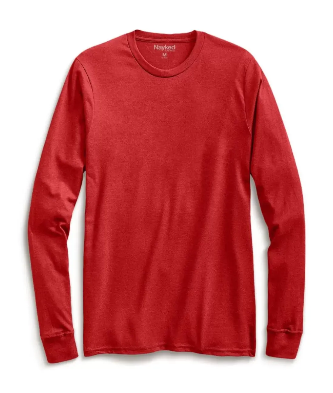 Men Nayked Apparel Shirts>Men'S Ridiculously Soft Recycled Lightweight Long Sleeve T-Shirt