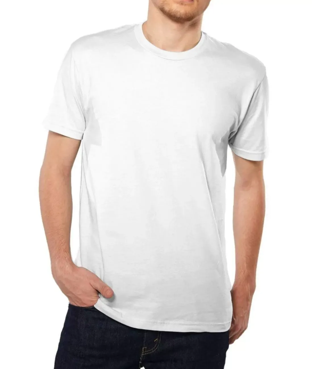 Men Nayked Apparel Shirts>Men'S Ridiculously Soft Short Sleeve Crew Neck 100% Cotton T-Shirt | Classic