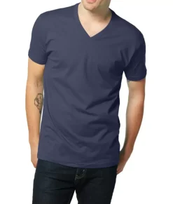 Men Nayked Apparel T-Shirts>Men'S Ridiculously Soft Short Sleeve V-Neck 100% Cotton Shirt | Discontinued Colors