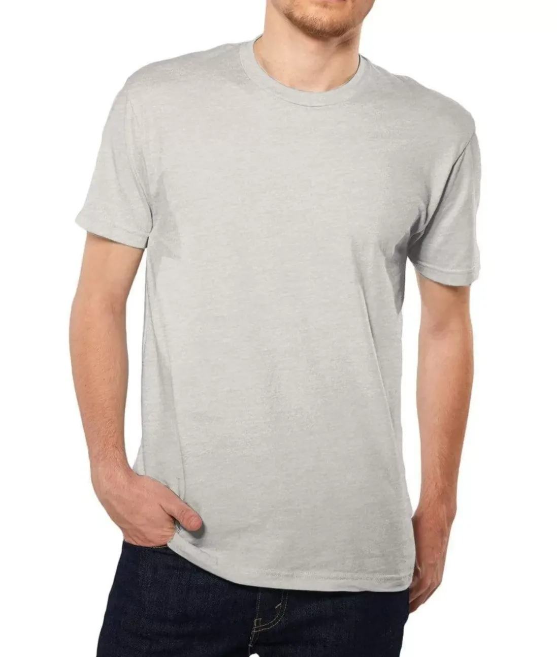 Men Nayked Apparel T-Shirts>Men'S Ridiculously Soft Short Sleeve Crew Neck 100% Cotton T-Shirt | Classic