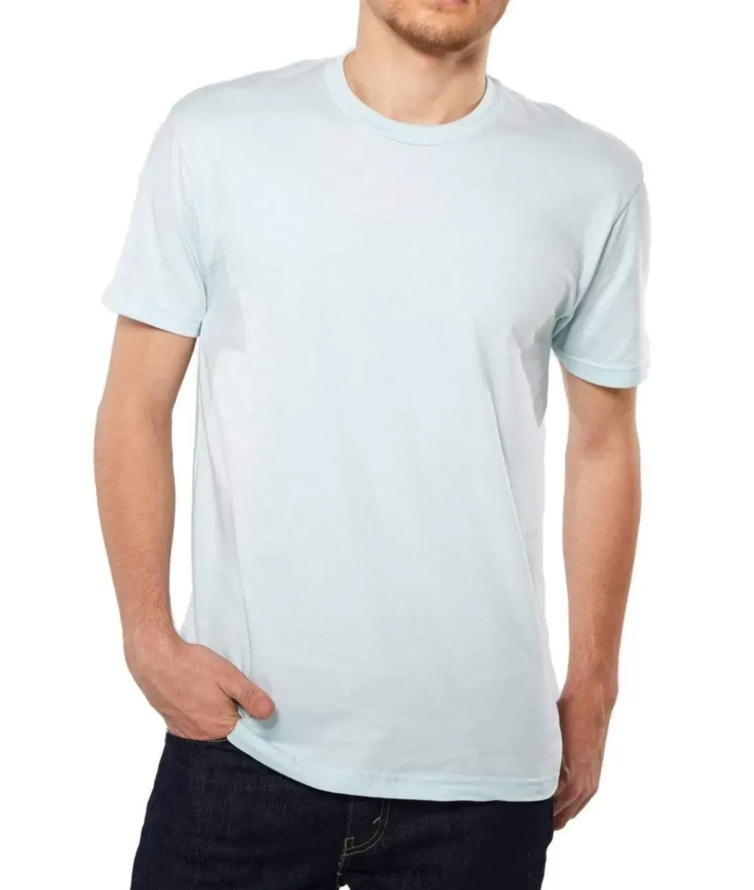 Men Nayked Apparel T-Shirts>Men'S Ridiculously Soft Short Sleeve Crew Neck 100% Cotton T-Shirt | Classic