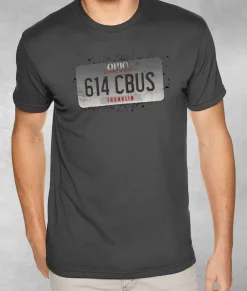 Men Nayked Apparel Shirts>Men'S Ridiculously Soft Sueded Graphic Tee | 614 Cbus