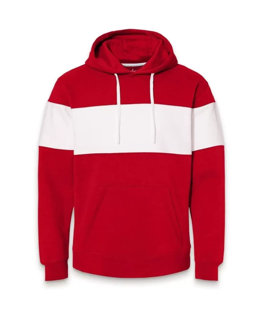 Men Nayked Apparel Shirts>Men'S Ridiculously Soft Sueded Fleece Varsity Block Hoodie
