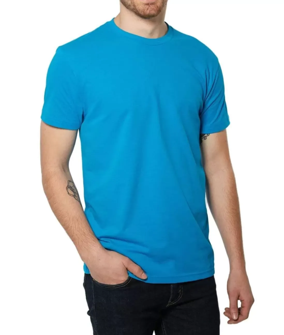 Men Nayked Apparel Shirts>Men'S Ridiculously Soft Sueded Crew T-Shirt | Classic
