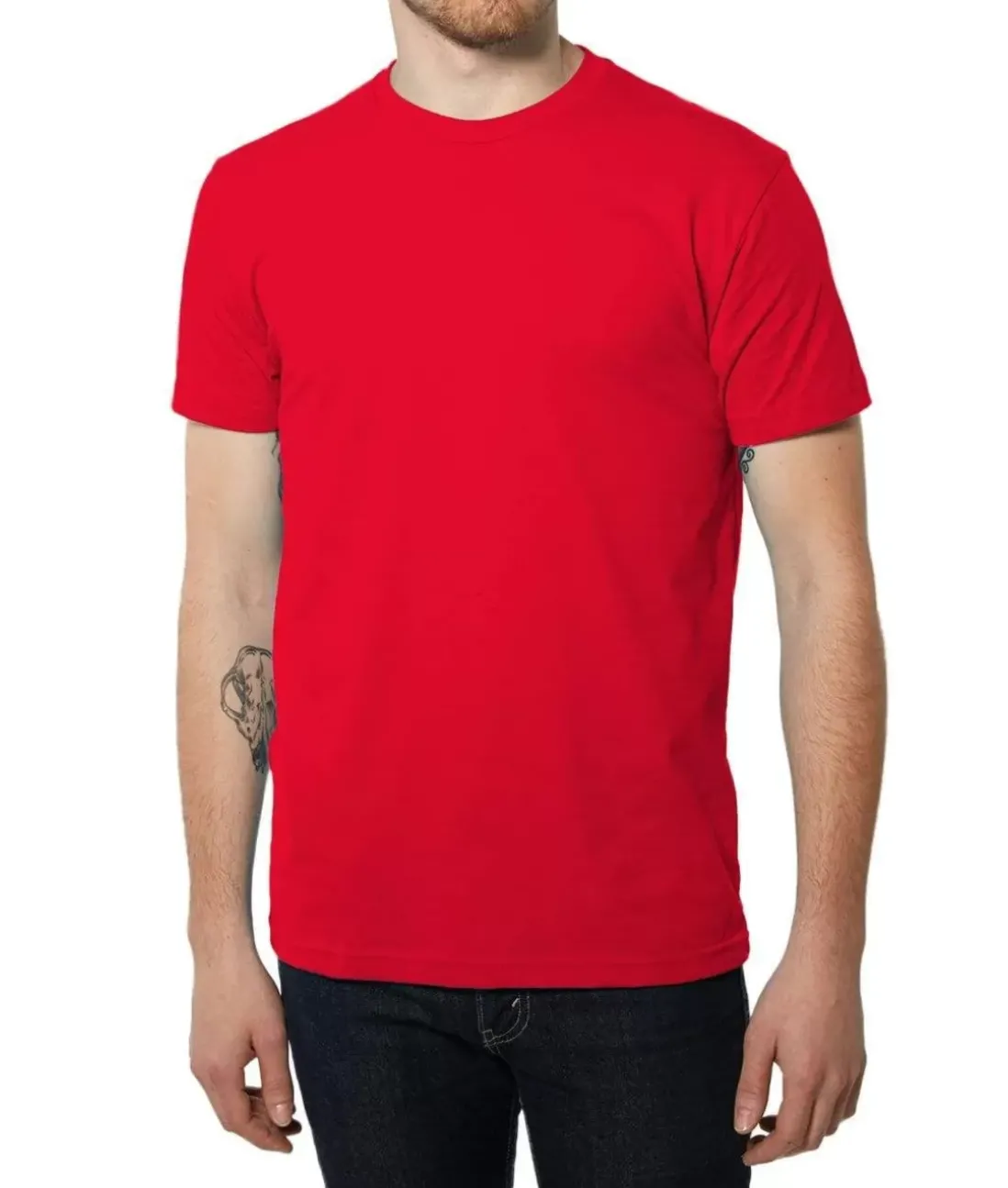 Men Nayked Apparel Shirts>Men'S Ridiculously Soft Sueded Crew T-Shirt | Classic