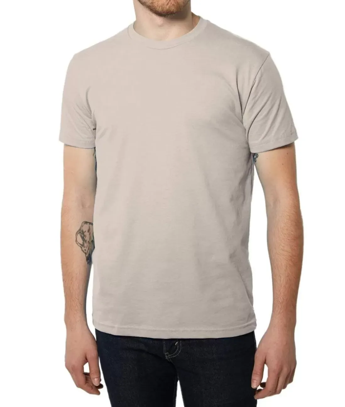 Men Nayked Apparel Shirts>Men'S Ridiculously Soft Sueded Crew T-Shirt | Classic