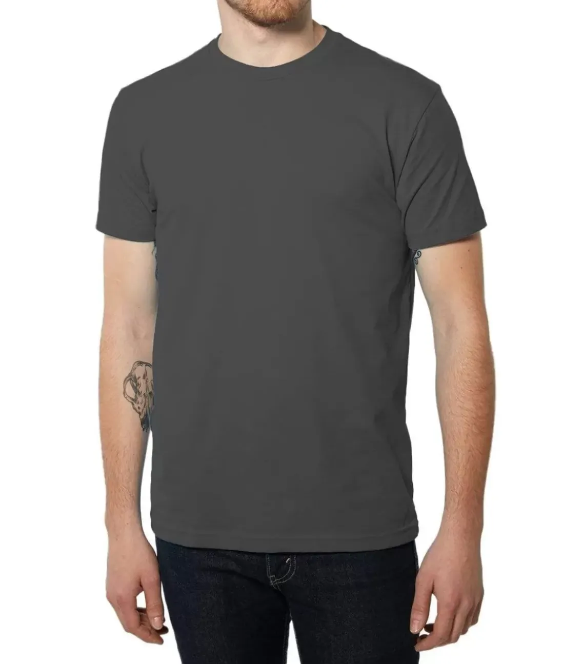 Men Nayked Apparel Shirts>Men'S Ridiculously Soft Sueded Crew T-Shirt | Classic
