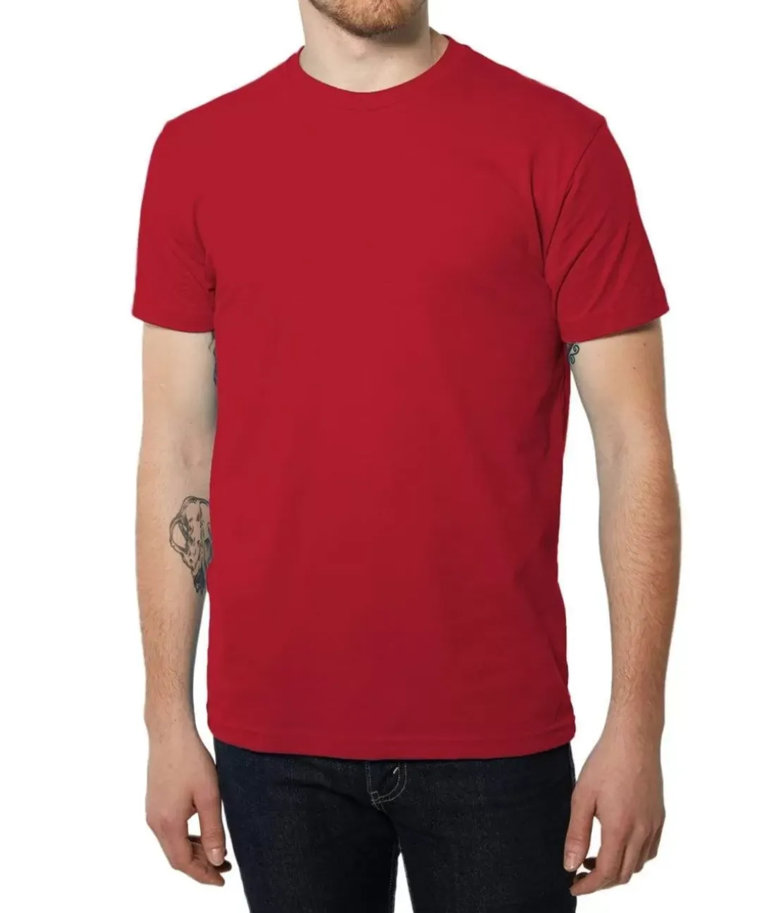 Men Nayked Apparel Shirts>Men'S Ridiculously Soft Sueded Crew T-Shirt | Classic