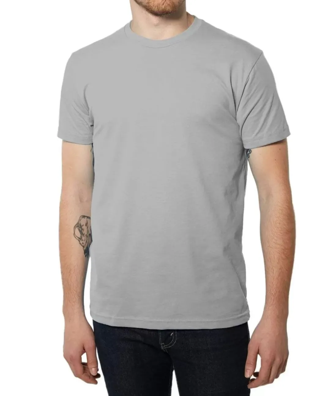 Men Nayked Apparel Shirts>Men'S Ridiculously Soft Sueded Crew T-Shirt | Classic