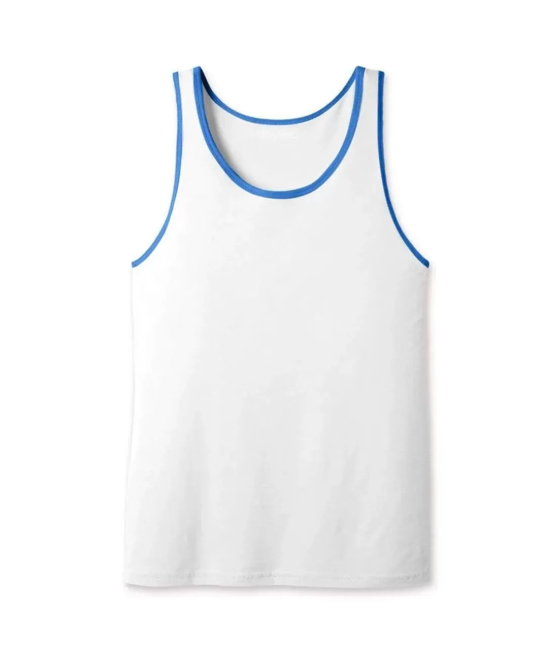 Men Nayked Apparel Tanks>Men'S Ridiculously Soft Two-Tone Lightweight Tank Top