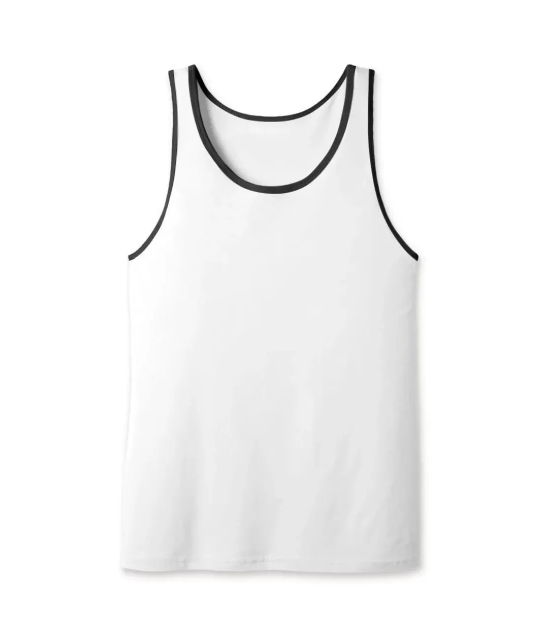Men Nayked Apparel Tanks>Men'S Ridiculously Soft Two-Tone Lightweight Tank Top