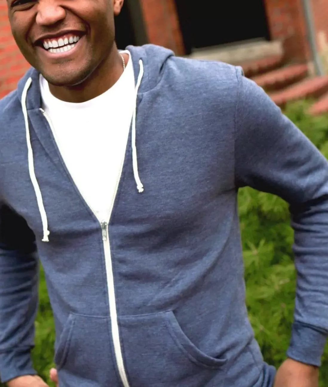 Men Nayked Apparel Hoodies & Sweatshirts>Men'S Ridiculously Soft Vintage Recycled Fleece Full-Zip Hoodie