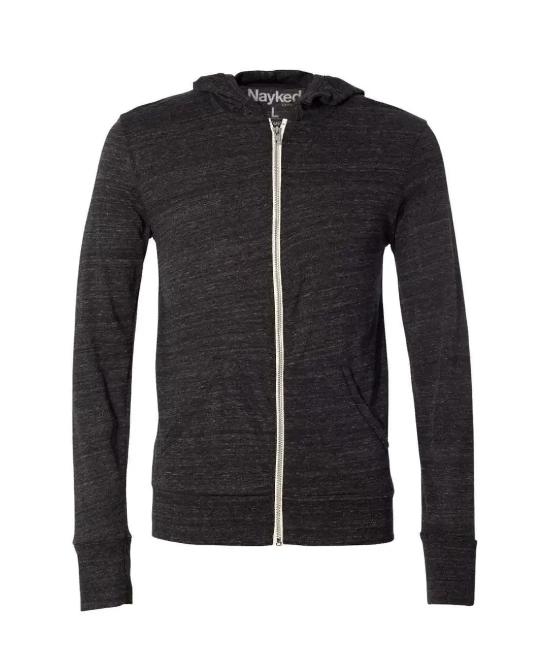 Men Nayked Apparel Hoodies & Sweatshirts>Men'S Ridiculously Soft Vintage Recycled Full-Zip Hooded T-Shirt