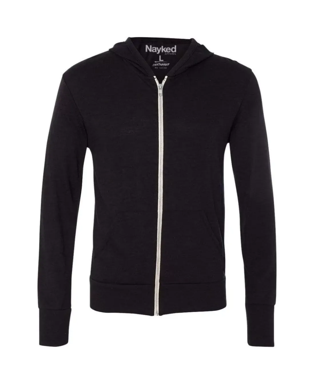 Men Nayked Apparel Hoodies & Sweatshirts>Men'S Ridiculously Soft Vintage Recycled Full-Zip Hooded T-Shirt