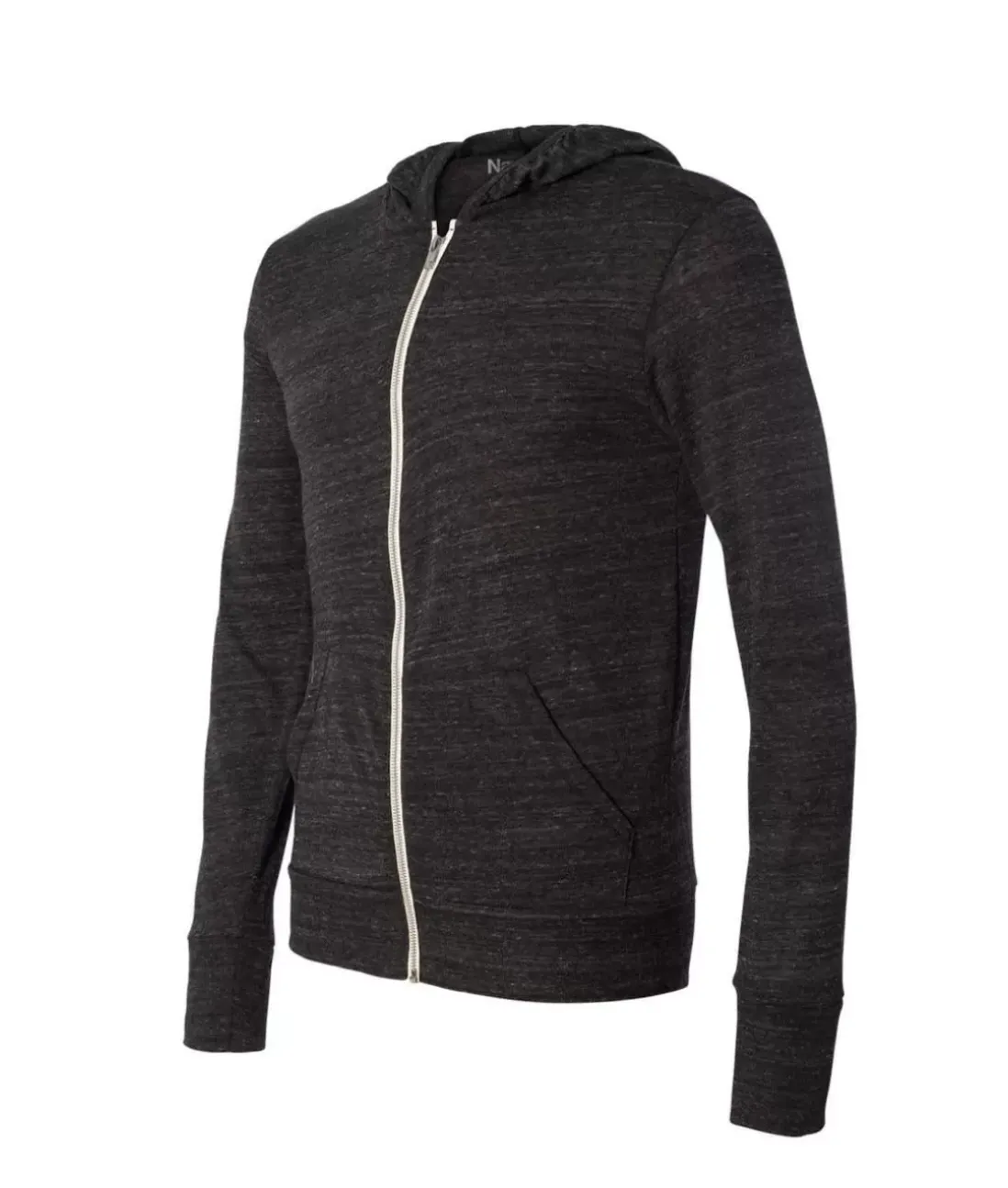 Men Nayked Apparel Hoodies & Sweatshirts>Men'S Ridiculously Soft Vintage Recycled Full-Zip Hooded T-Shirt